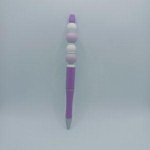 Lavender Beaded Pen